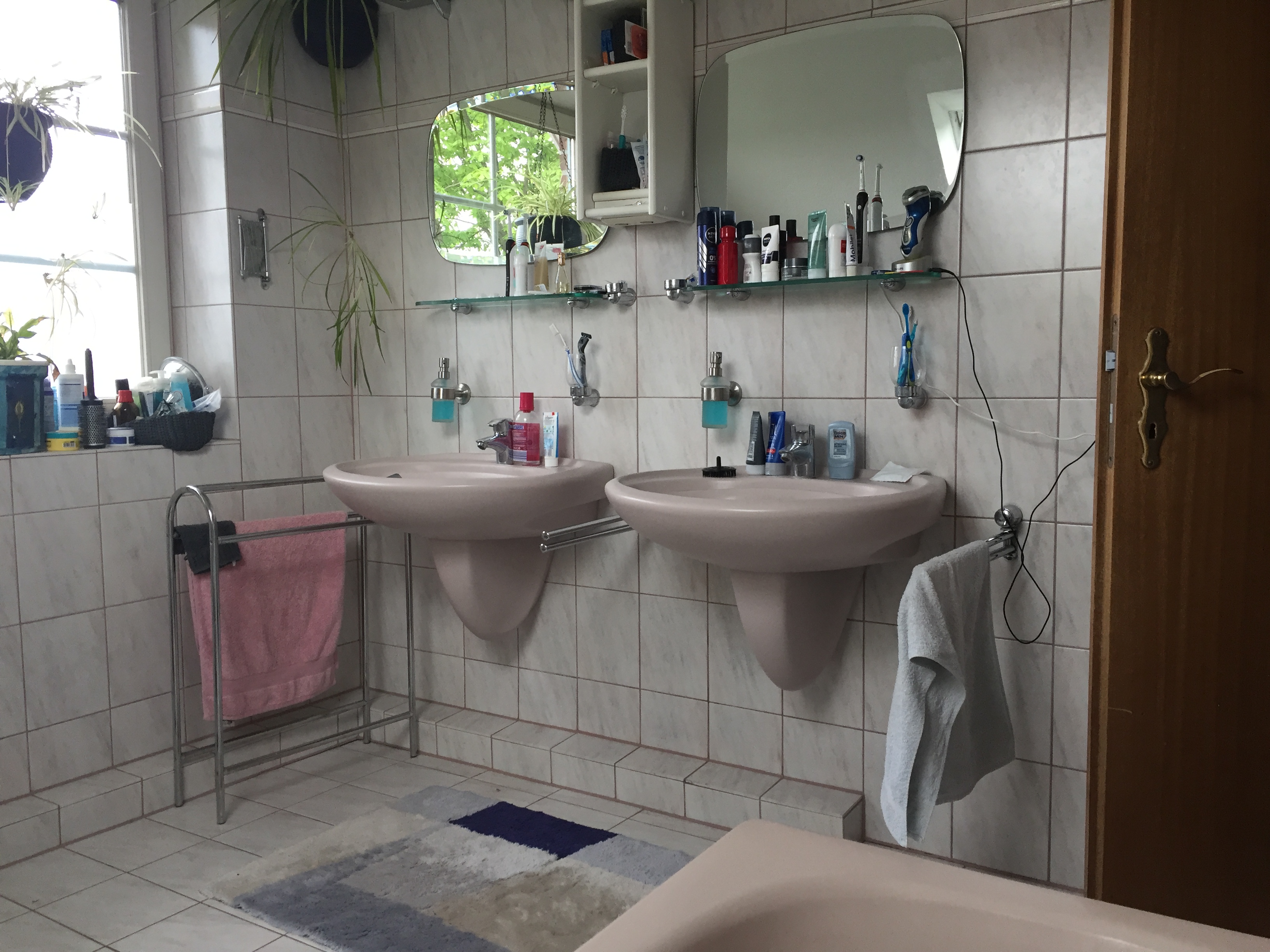 Die alten Waschbecken